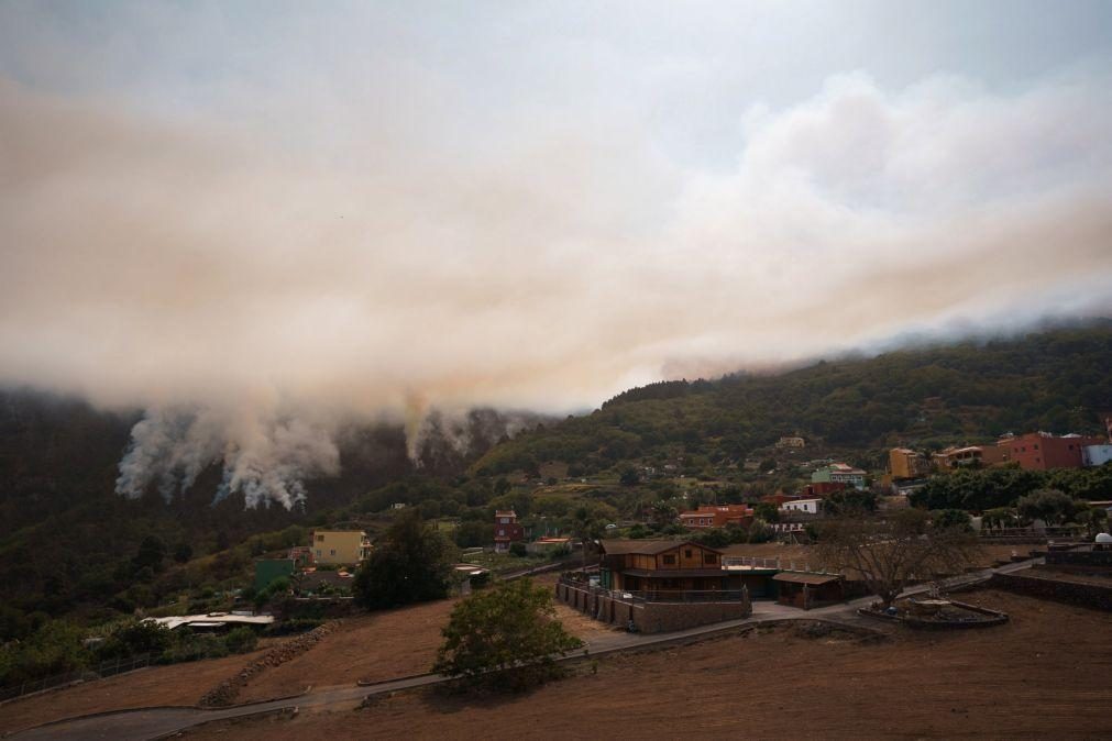 Incêndio florestal em Tenerife afeta 11.600 hectares