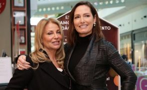 Alexandra Lencastre e Fernanda Serrano O reencontro das duas atrizes depois de um período de costas voltadas