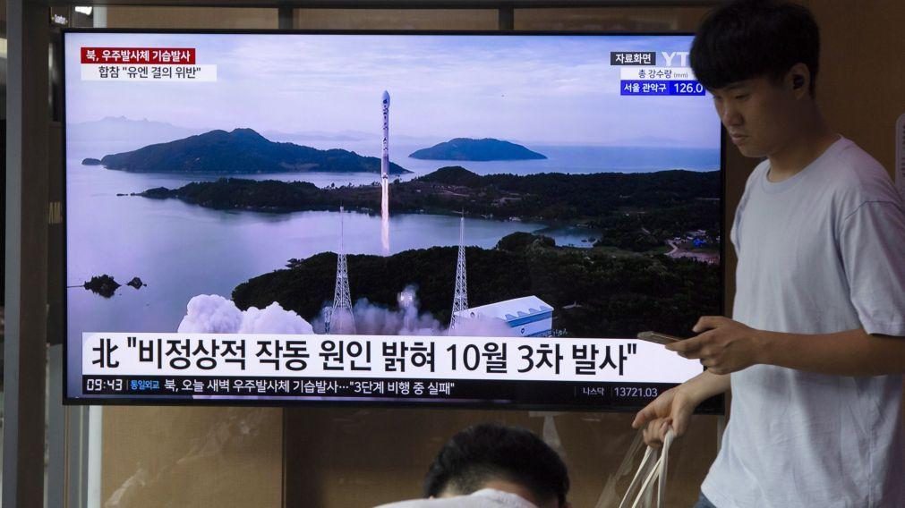 Lançamento de satélite por Coreia do Norte 