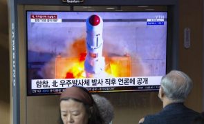 Coreia do Norte lança míssil balístico após início de exercício militar dos EUA
