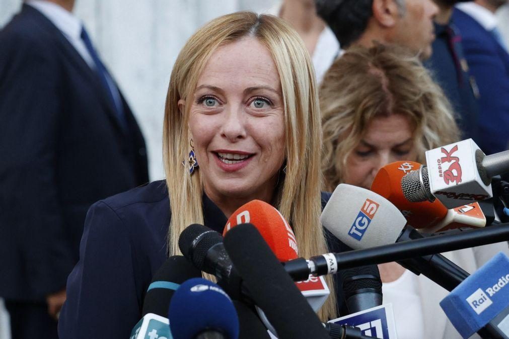 Primeira-ministra italiana ameaçada de morte antes de visita a cidade no sul
