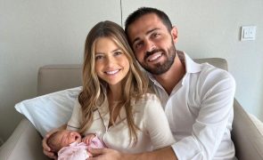 Bernardo Silva Nasceu a filha do jogador e Inês Degener Tomaz