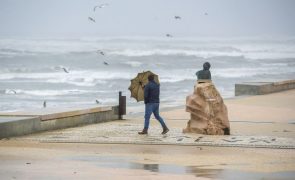 Sete distritos de Portugal continental sob aviso laranja por chuva forte e trovoada