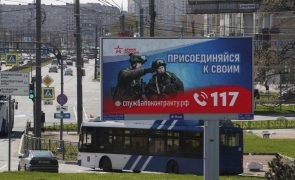 Moscovo encoraja recrutamento de soldados nos países vizinhos