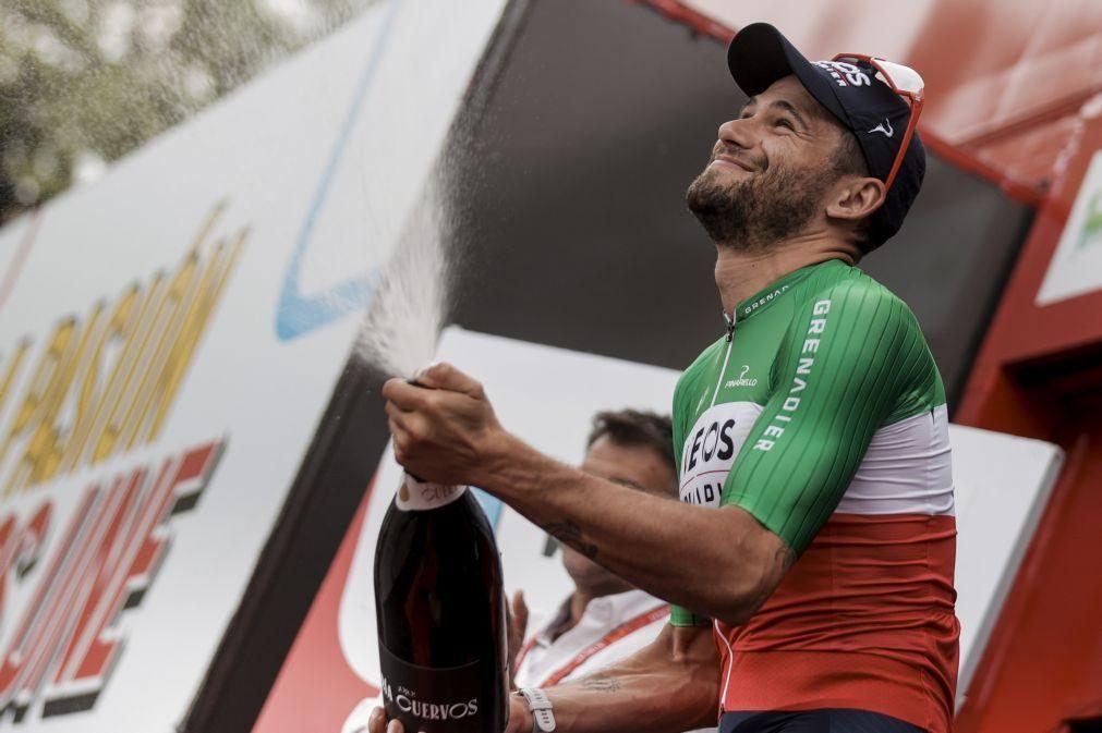 Vuelta: Ganna ganha contrarrelógio e Kuss mantém liderança
