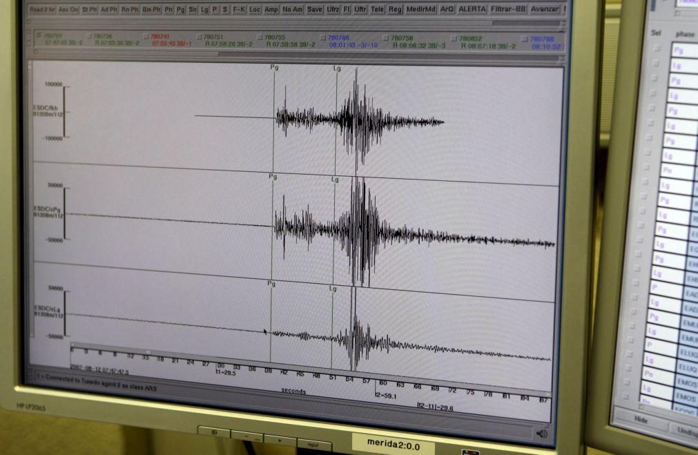 Sismo de magnitude 2,6 na escala de Richter registado na zona de Évora
