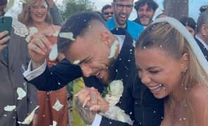 Diogo Piçarra e Mel Jordão Pormenor especial no véu da noiva 'arrepia' fãs