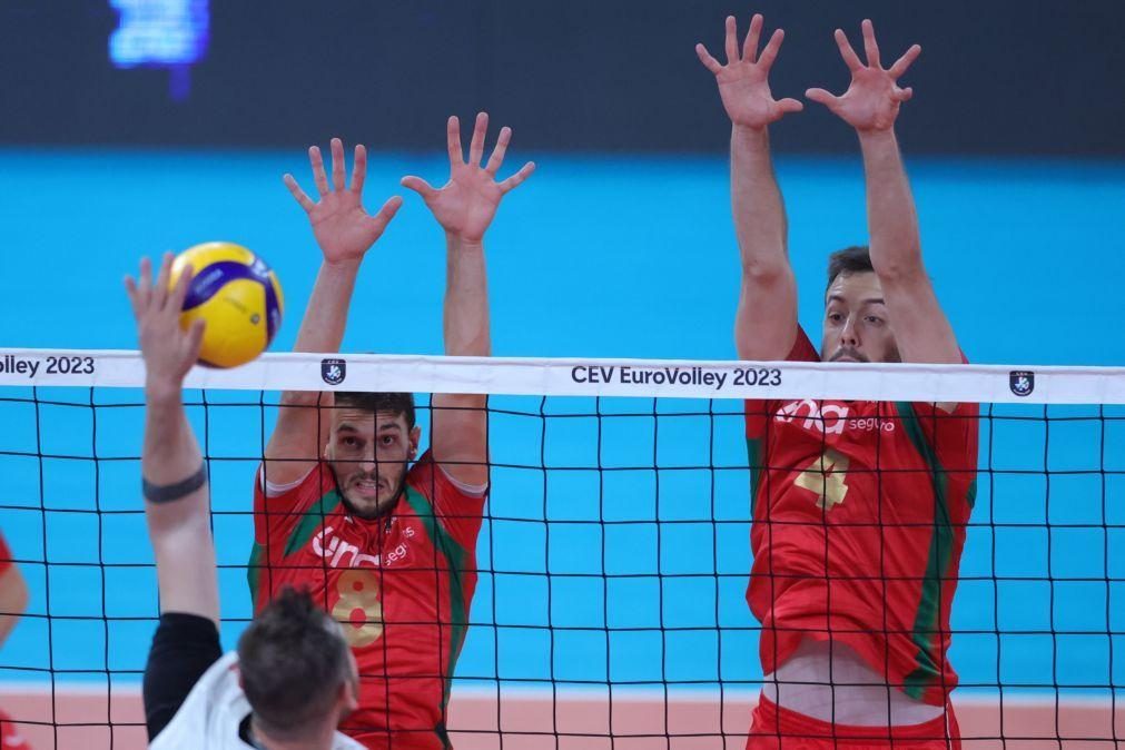 Portugal vai defrontar Ucrânia nos 'oitavos' do Europeu de voleibol