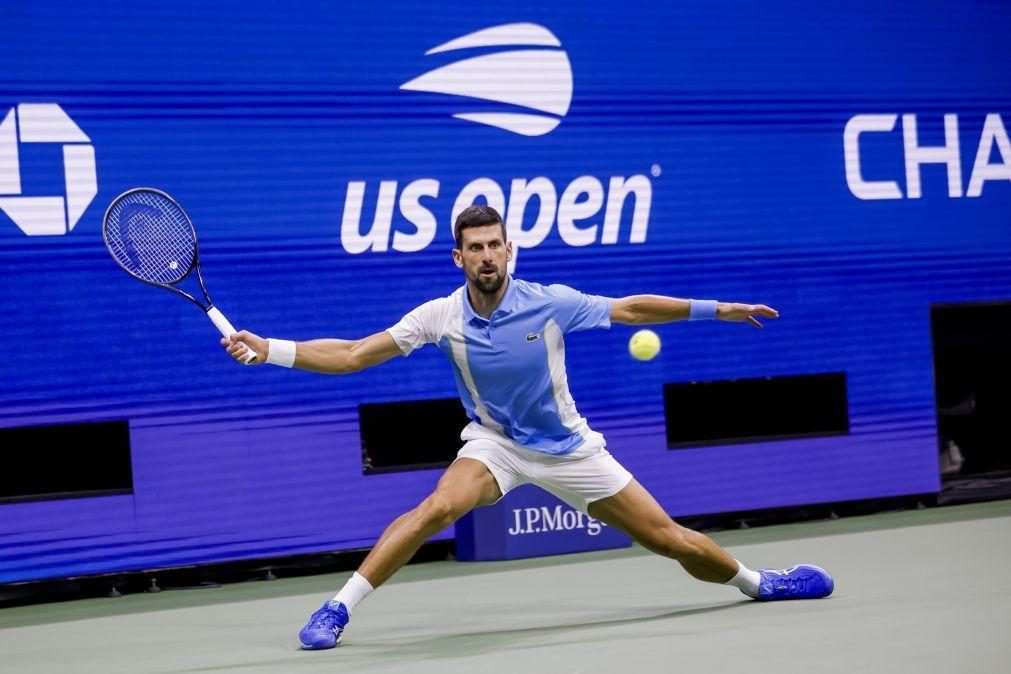 US Open: Djokovic apura-se para a final pela 10.ª vez na carreira