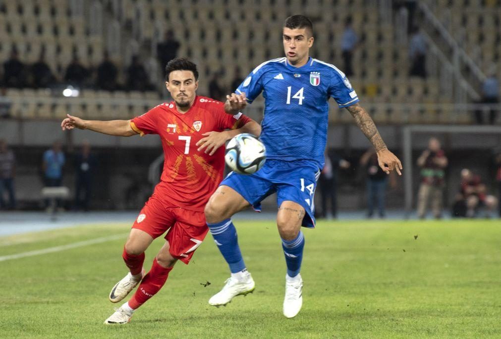 Euro2024: Itália volta a 'tropeçar' com a Macedónia, desta vez na estreia de Spalletti