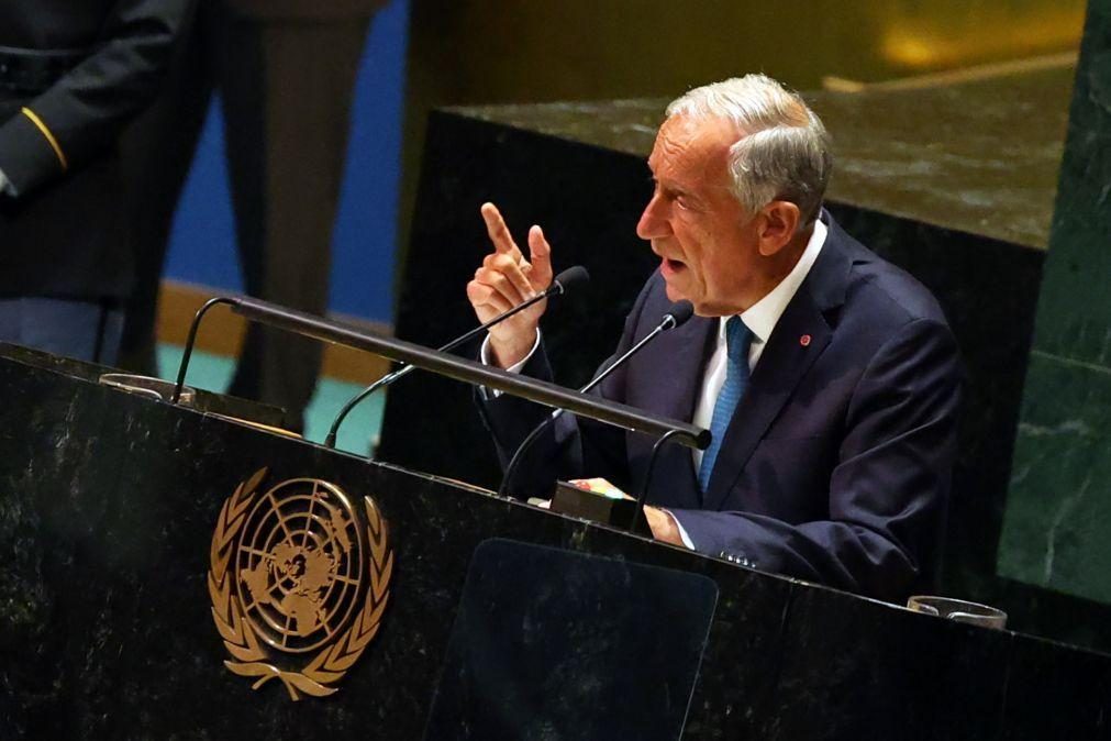 Marcelo apela na ONU para se passar de promessas à ação na reforma das instituições