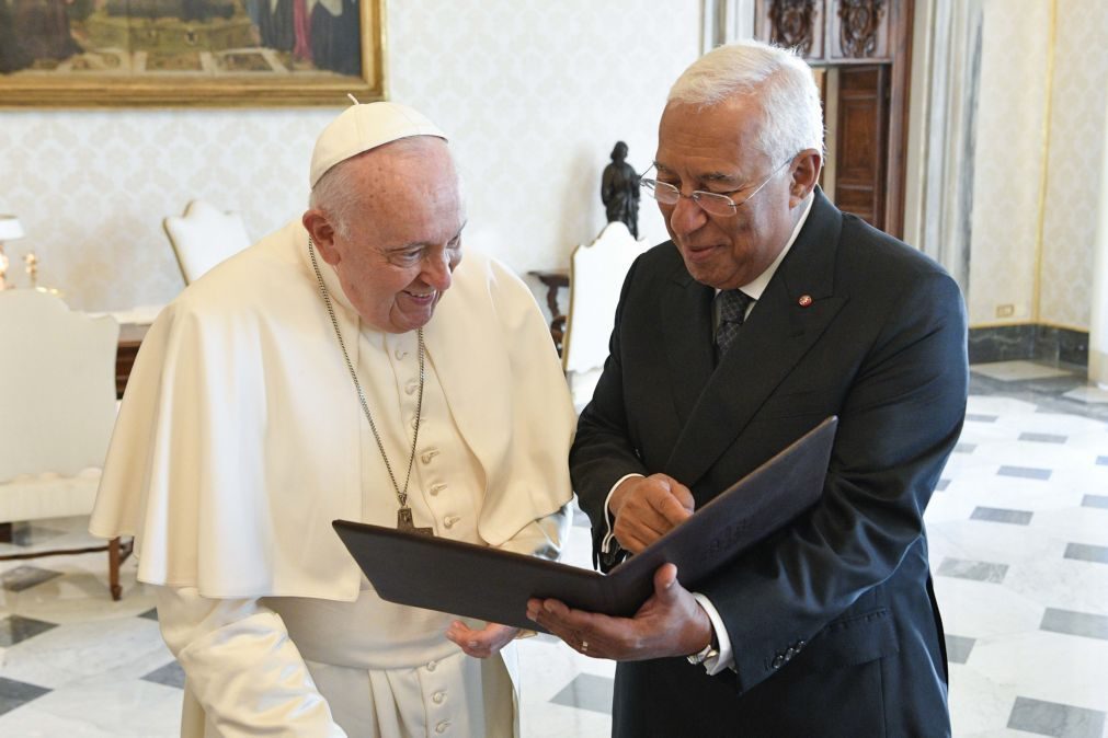 Paz, clima e migrações foram temas do encontro entre primeiro-ministro e o Papa