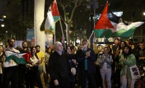 Milhares de pessoas em manifestações de apoio ao povo palestiniano em Espanha e Marrocos