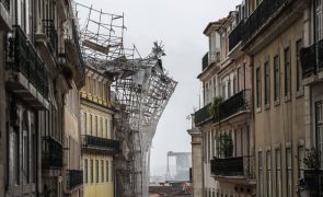 Três ruas cortadas no centro de Lisboa para retirada de andaime instável