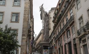 Duas ruas de Lisboa fechadas até quinta-feira para retirada de andaime instável