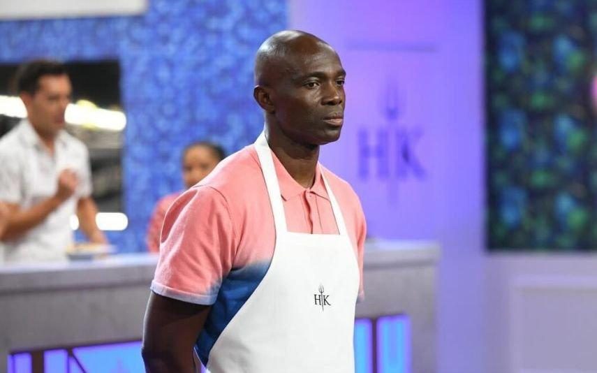 Hell's Kitchen Famosos Francis Obikwelu desmaiou após ser eliminado por Ljubomir Stanisic