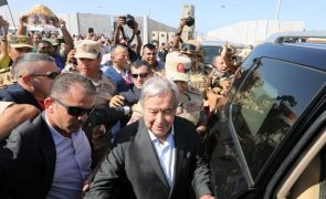 Guterres está na passagem do Egito para Gaza