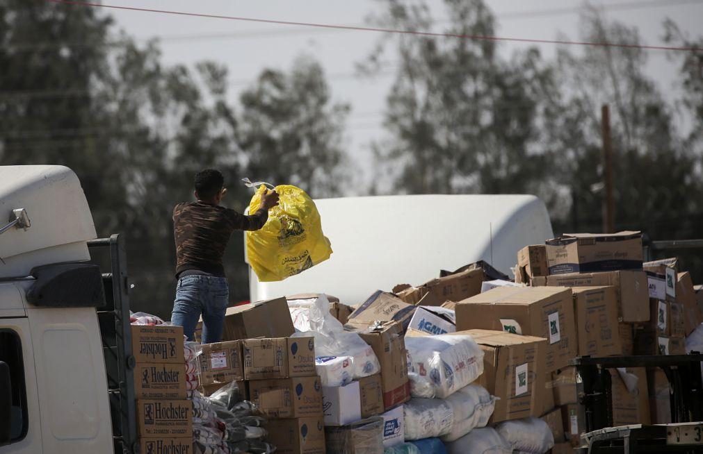 Ajuda humanitária em Gaza será apenas para hospitais e não inclui água