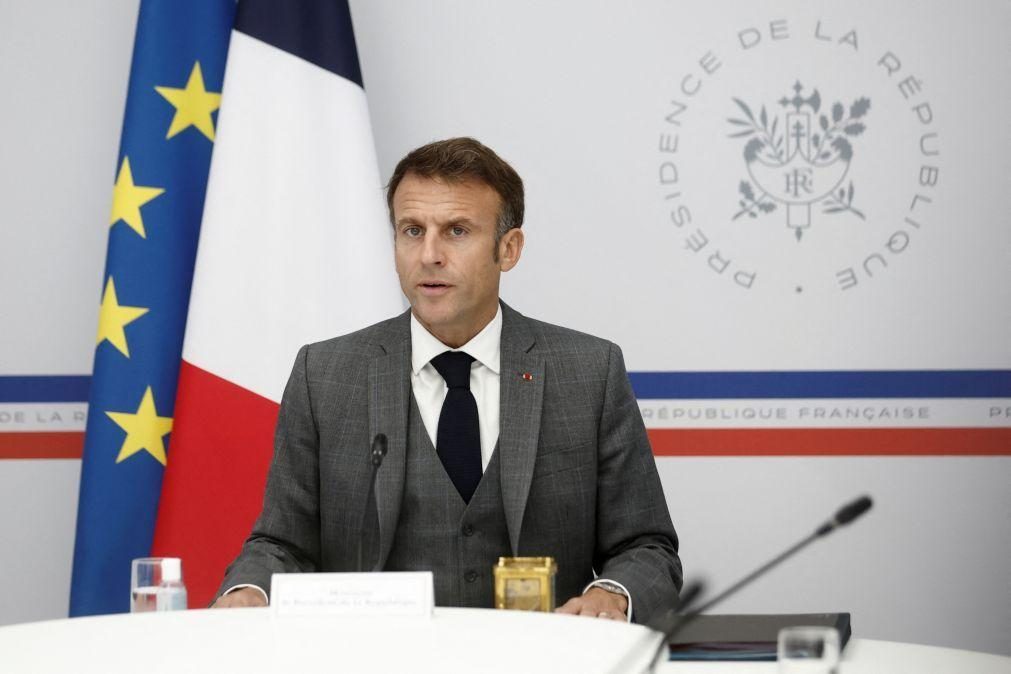 Presidente francês desloca-se a Telavive na terça-feira
