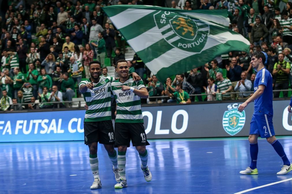 Sporting vence Nacional Zagreb e assegura 'final four' da UEFA Futsal Cup