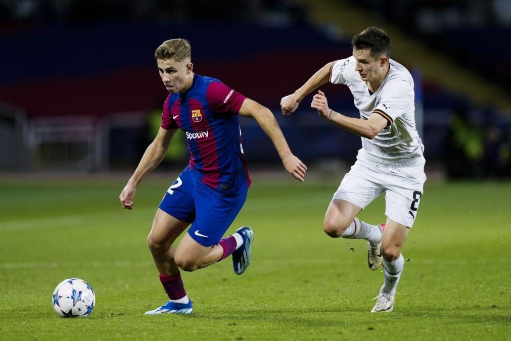 LC: 'Barça' faz o pleno em três jornadas e fica perto de ganhar Grupo H