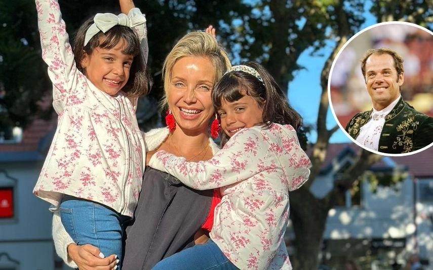 Luciana Abreu João Moura Caetano é padrinho das enteadas: