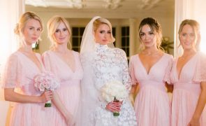 Paris Hilton comprou 45 vestidos de noiva para o casamento com Carter Reum