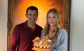 Helen Svedin e Luís Figo O quadro milionário que dá nas vistas em dia de aniversário