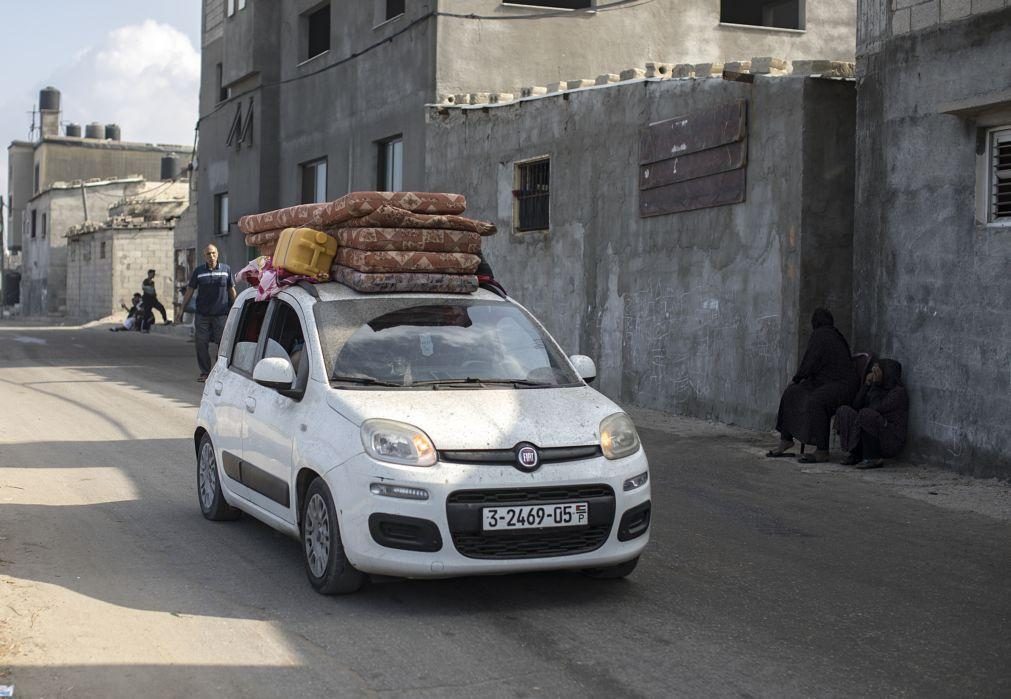 Exército israelita permite retirada de civis do norte de Gaza por três horas