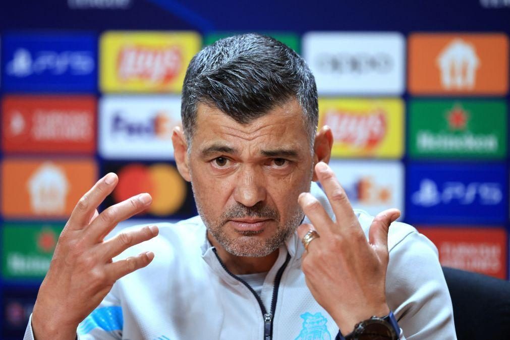 LC: Sérgio Conceição assume mossa pela derrota com Estoril