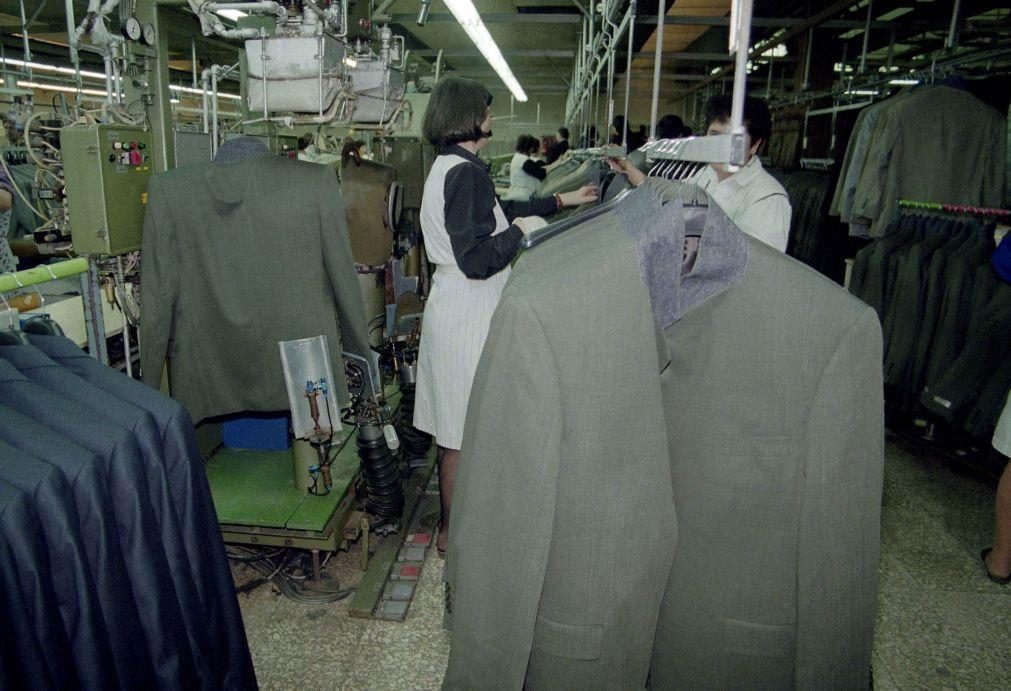 Exportações têxteis e de vestuário caem 8% em valor e 12% em volume em setembro
