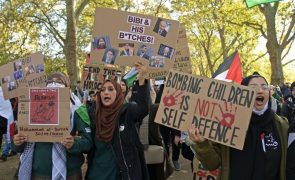 Pelo menos 92 pessoas detidas em Londres em contra-protestos a manifestação pró-palestiniana