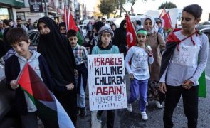 Milhares formam cordões humanos na Turquia em protesto contra ataques na Faixa de Gaza