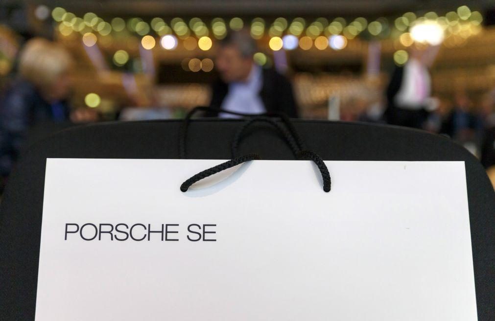 Lucro da holding da Porsche cai 20% até setembro para 3.800 milhões de euros
