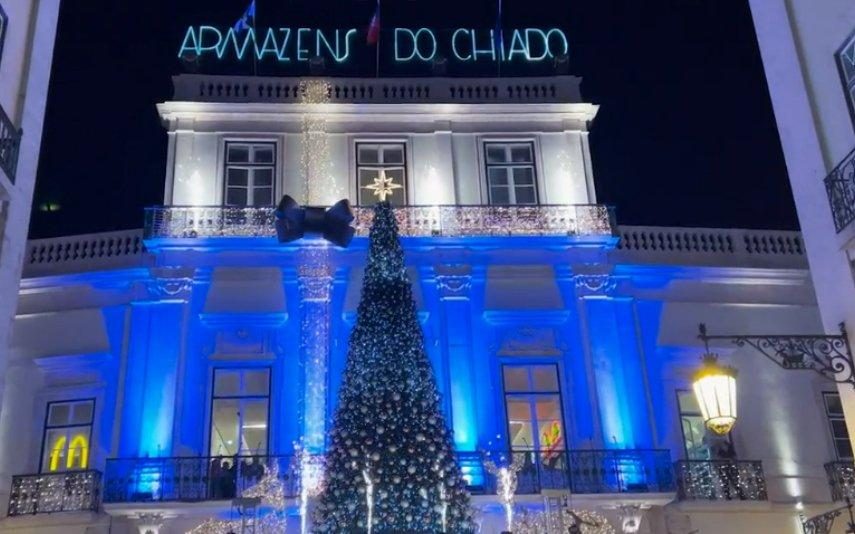 Armazéns do Chiado A magia e as luzes de Natal chegaram a Lisboa