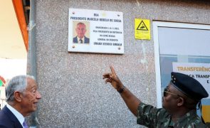 Marcelo Rebelo de Sousa inaugura rua com o seu nome em Bissau