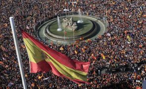 170 mil pessoas em manifestação em Madrid contra amnistia de independentistas