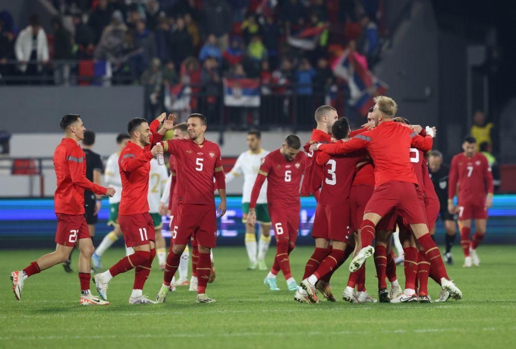 Sérvia ocupa 17.ª vaga na fase final do Euro2024