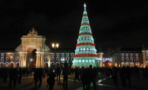 Iluminações de Natal em Lisboa ligadas de 30 de novembro a 6 de janeiro