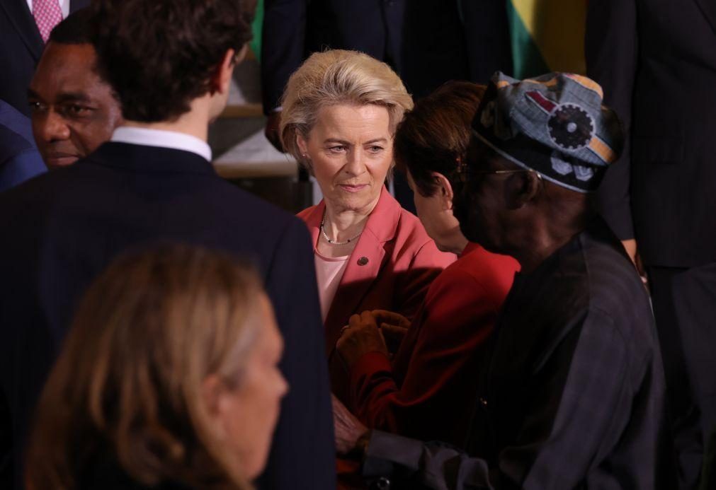 Von der Leyen saúda acordo de trégua temporária em Gaza e libertação de reféns