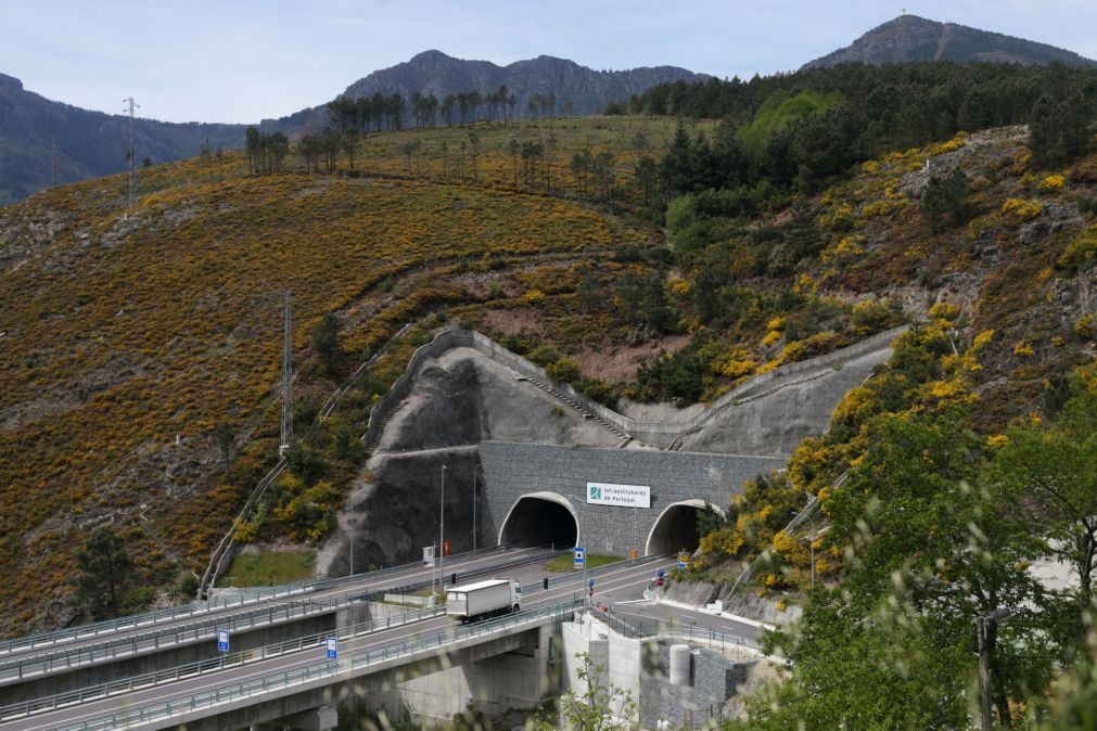 Túnel do Marão cortado no sentido Vila Real-Amarante