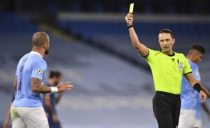 Árbitro Andris Treimanis no Benfica-Inter Milão, Clément Turpin no Braga-Union Berlin