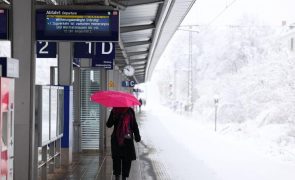 Sul da Alemanha parcialmente paralisado devido a fortes nevões