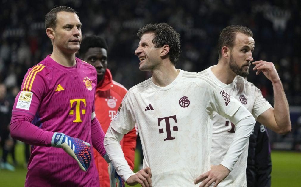Bayern goleado em Frankfurt, Union Berlim quebra 'jejum' de vitórias
