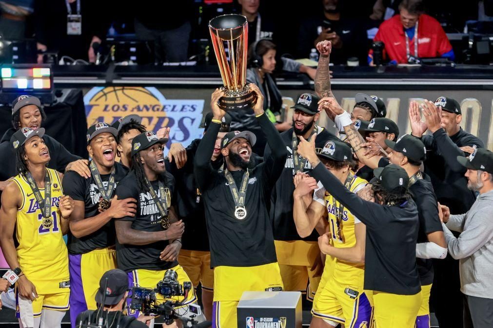 LA Lakers conquistam primeira edição do torneio 'in-season' da NBA