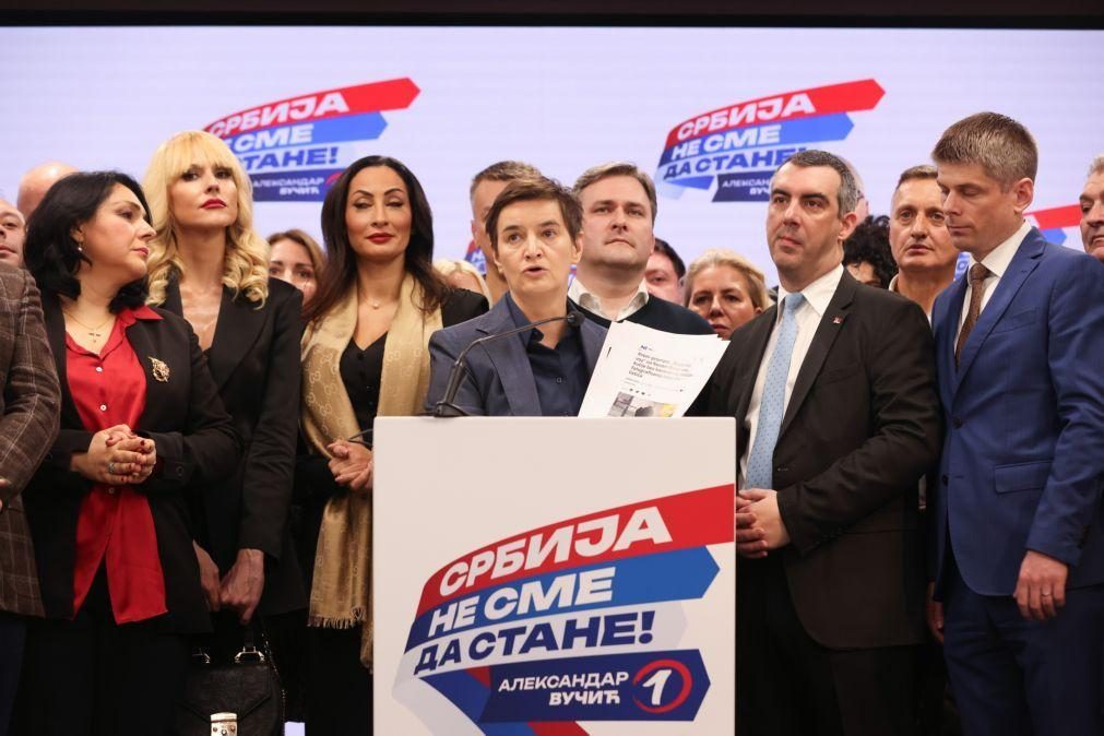 Primeiras projeções na Sérvia apontam para vitória do atual partido no poder