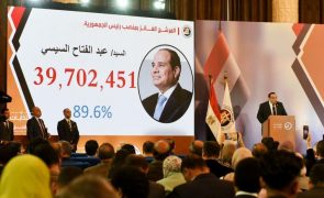 Al-Sissi declarado vencedor das presidenciais egípcias com 89,6% dos votos