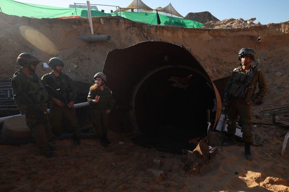 Exército israelita diz ter encontrado 1.500 túneis do Hamas na ofensiva em Gaza