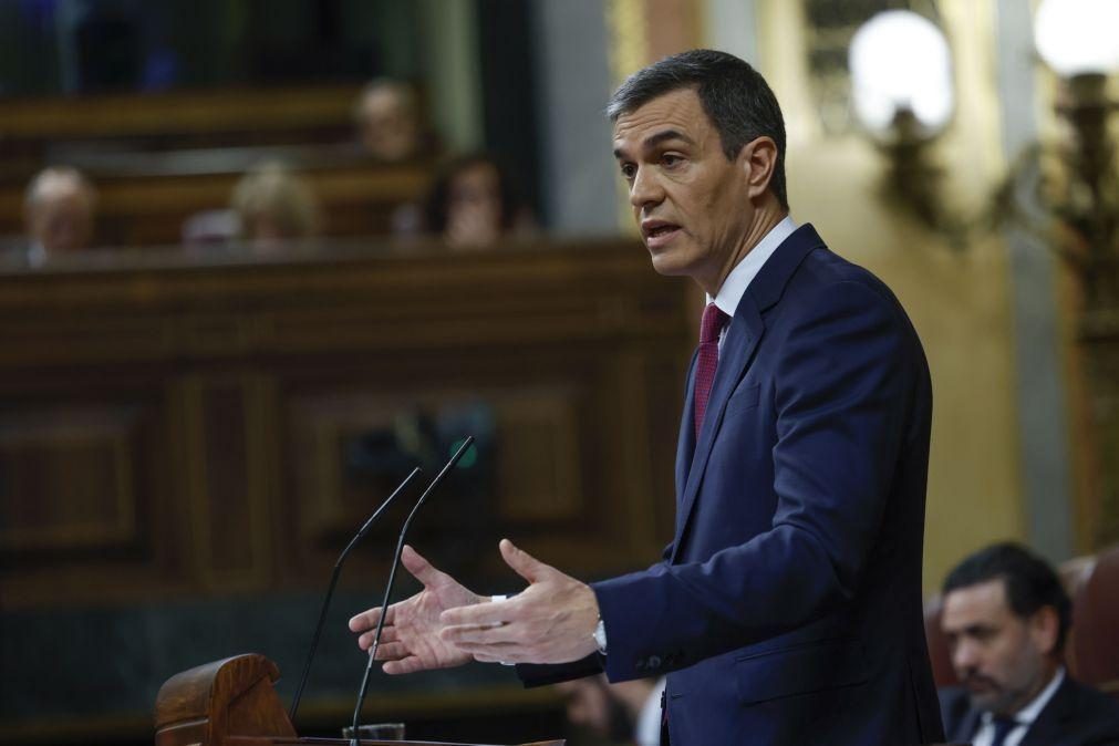 Sánchez quer reconhecimento de Estado palestiniano por Espanha na atual legislatura