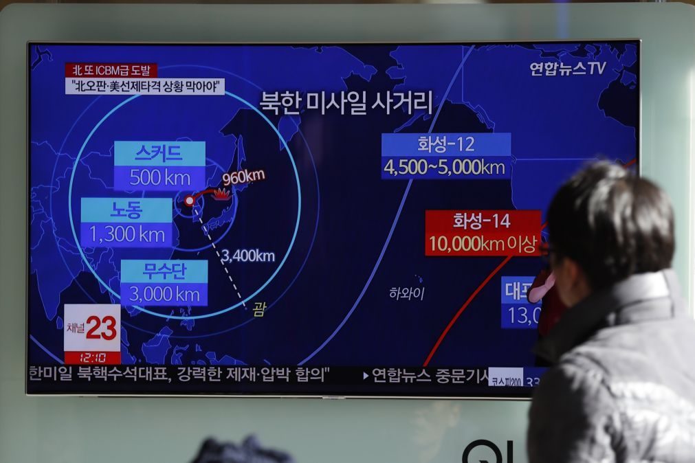 Pyongyang confirma lançamento de míssil capaz de alcançar todo o território dos EUA